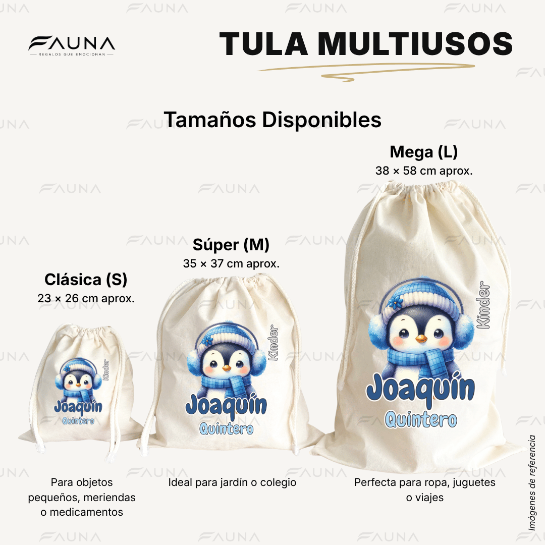 Pingüino ❄️ - Etiquetas Escolares Premium Personalizadas