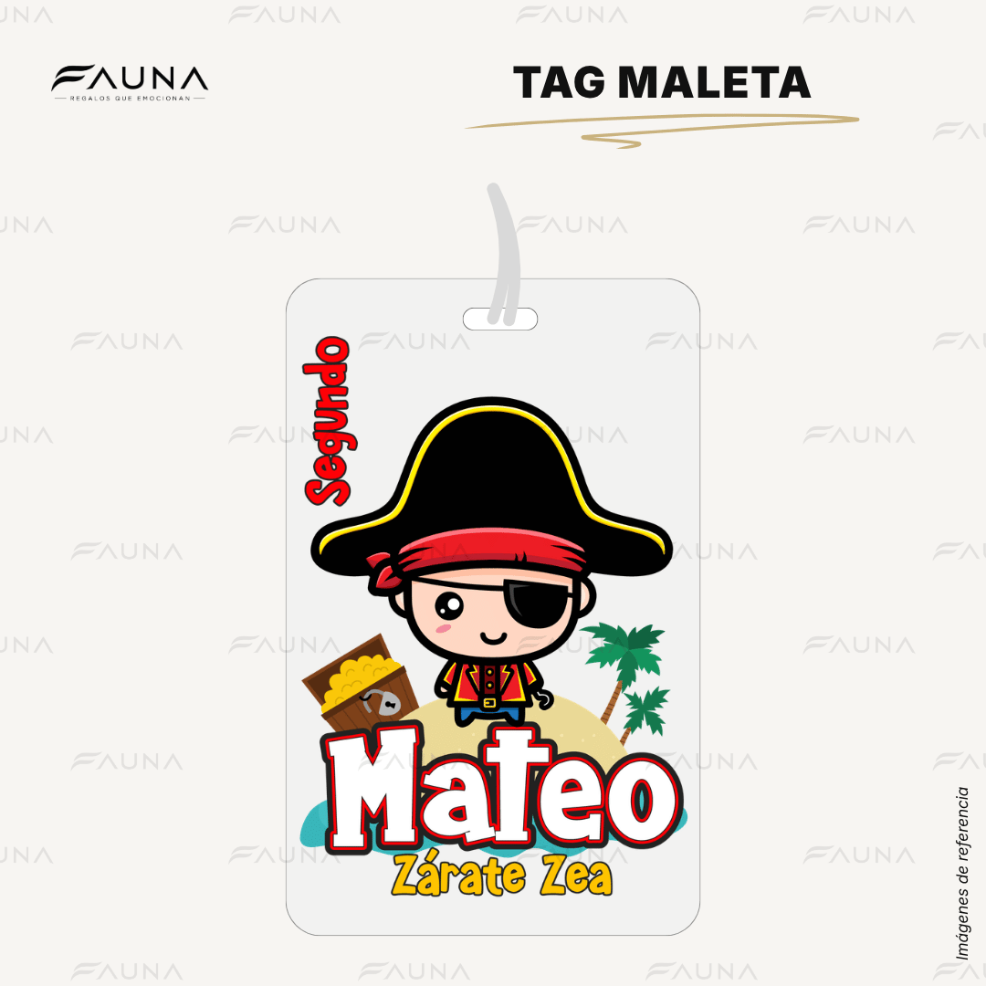 Piratas 🦜 - Etiquetas Escolares Premium Personalizadas