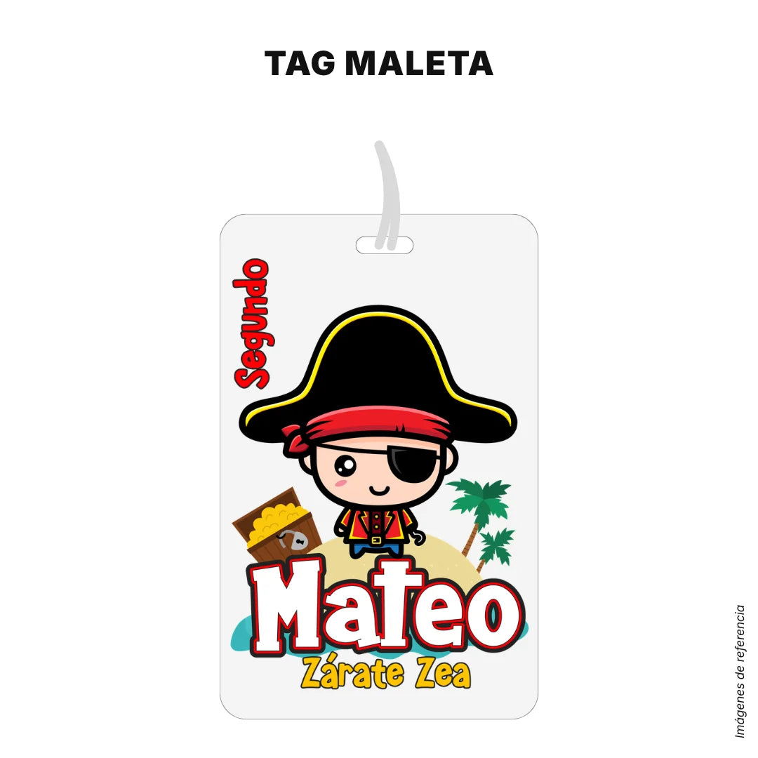 Piratas – Etiquetas Escolares Personalizadas