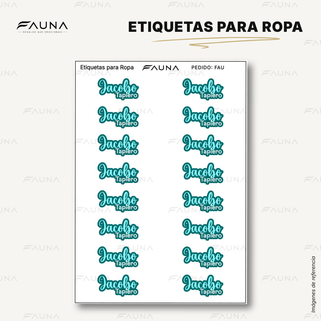 Pop Name – Aqua 💧 - Etiquetas Escolares Premium Personalizadas