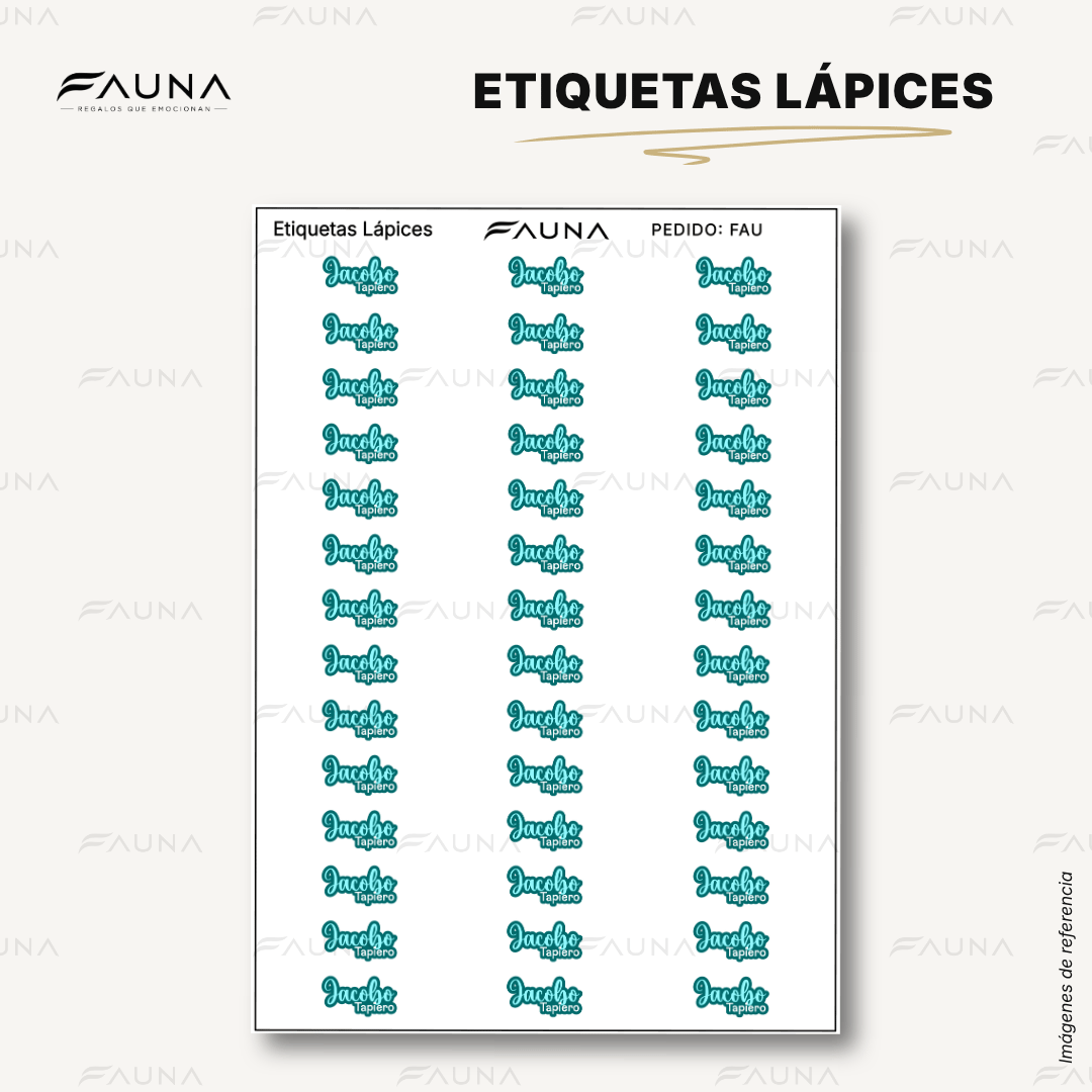 Pop Name – Aqua 💧 - Etiquetas Escolares Premium Personalizadas