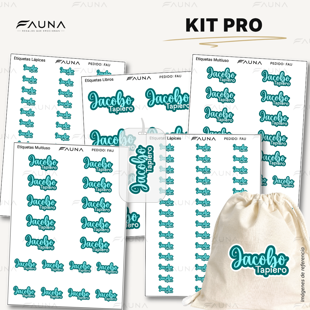 Pop Name – Aqua 💧 - Etiquetas Escolares Premium Personalizadas