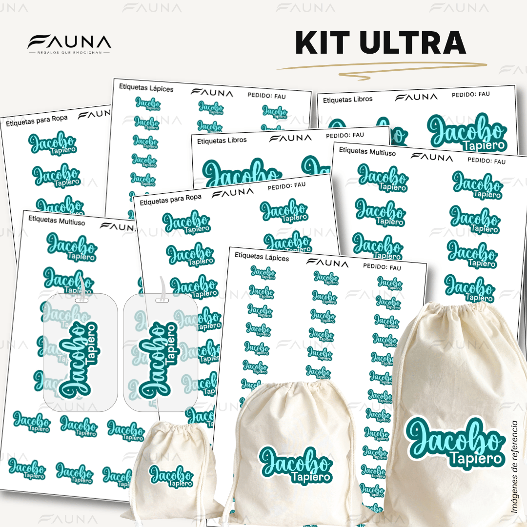 Pop Name – Aqua 💧 - Etiquetas Escolares Premium Personalizadas