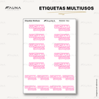 Pop Name – Candy 🩷 - Etiquetas Escolares Premium Personalizadas