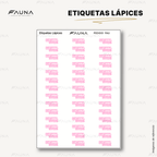 Pop Name – Candy 🩷 - Etiquetas Escolares Premium Personalizadas