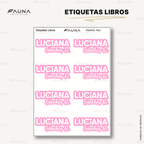 Pop Name – Candy 🩷 - Etiquetas Escolares Premium Personalizadas