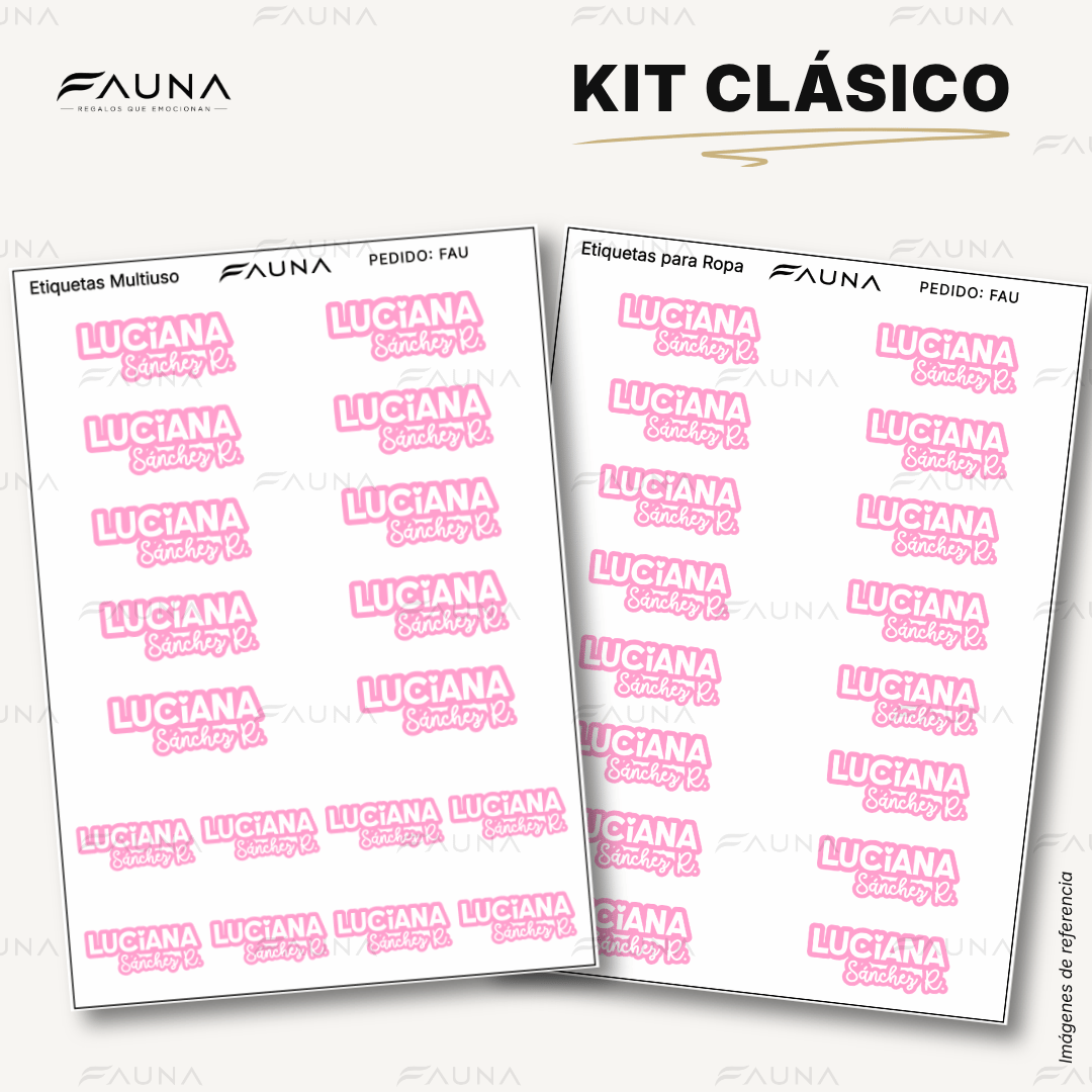 Pop Name – Candy 🩷 - Etiquetas Escolares Premium Personalizadas