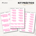 Pop Name – Candy 🩷 - Etiquetas Escolares Premium Personalizadas
