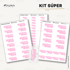 Pop Name – Candy 🩷 - Etiquetas Escolares Premium Personalizadas