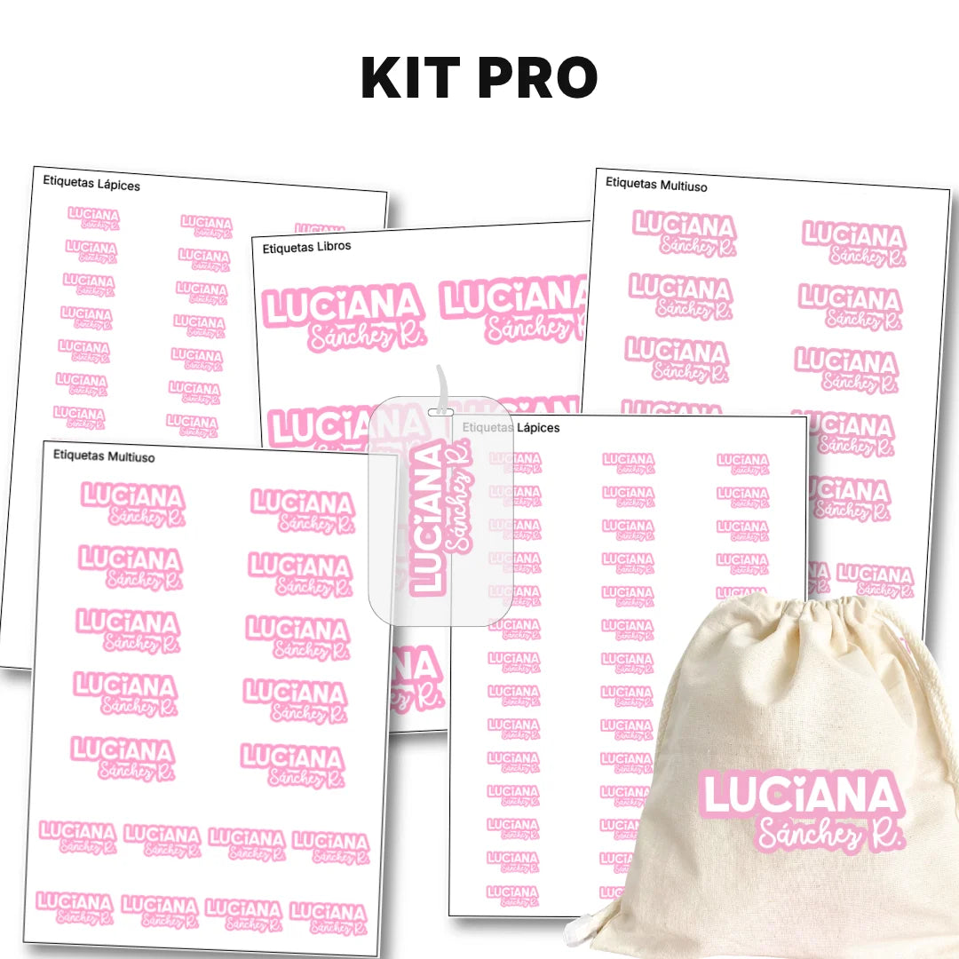 Pop Name Candy – Etiquetas Escolares Personalizadas