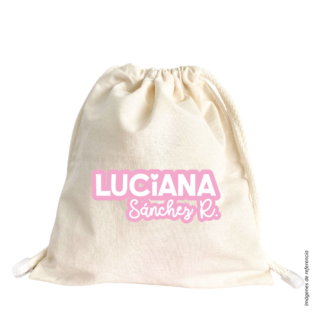 Pop Name Candy – Tula Multiusos Personalizada