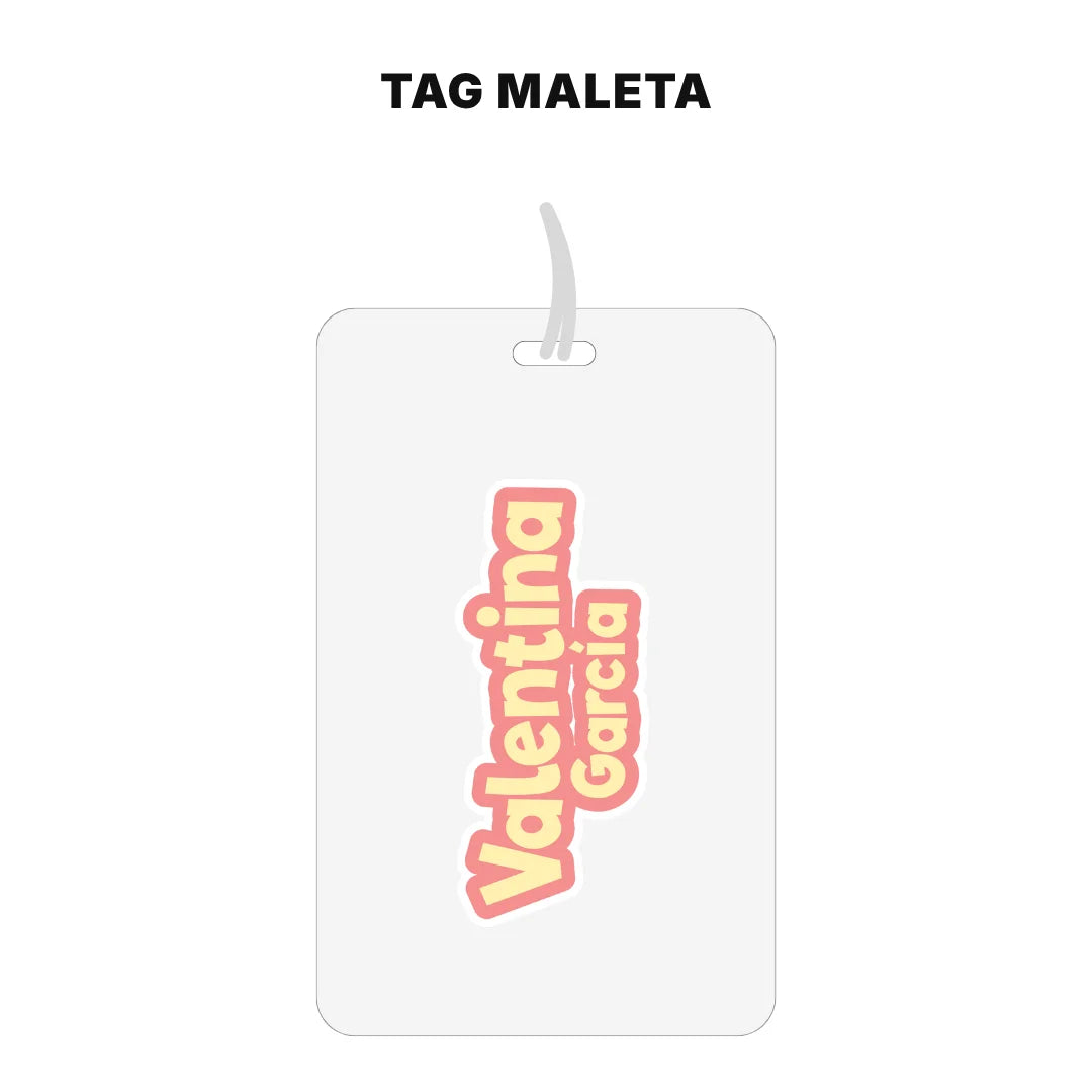 Pop Name Durazno – Etiquetas Escolares Personalizadas