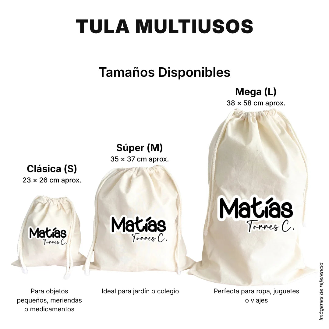 Pop Name Ink – Tula Multiusos Personalizada