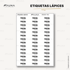 Pop Name – Ink ⚫️ - Etiquetas Escolares Premium Personalizadas