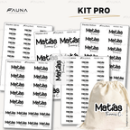 Pop Name – Ink ⚫️ - Etiquetas Escolares Premium Personalizadas