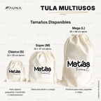 Pop Name – Ink ⚫️ - Tula personalizada – multiusos con nombre