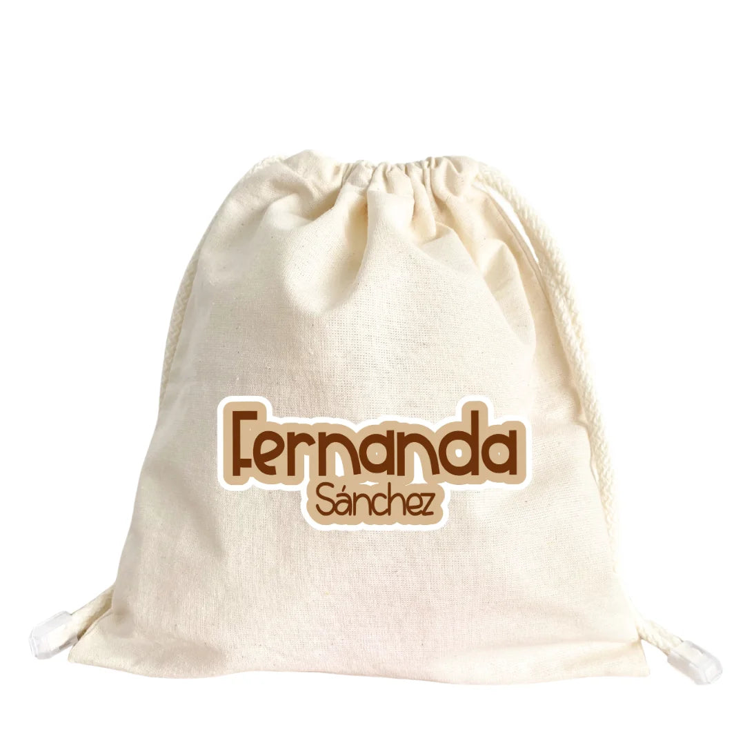Pop Name Latte – Tula Multiusos Personalizada