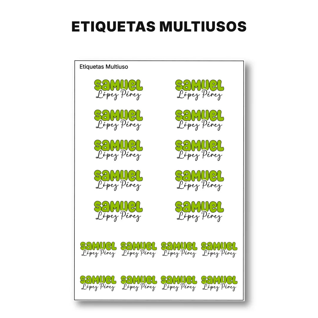 Pop Name Lima – Etiquetas Escolares Personalizadas