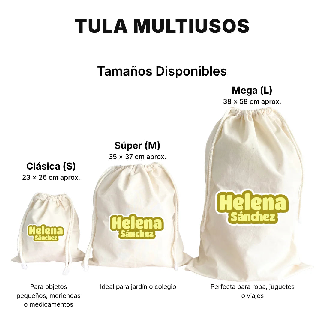 Pop Name Mostaza – Etiquetas Escolares Personalizadas