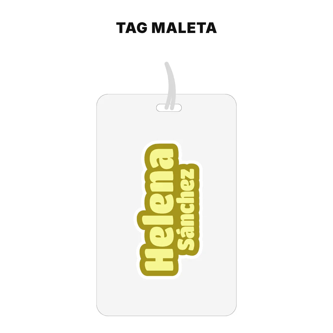 Pop Name Mostaza – Etiquetas Escolares Personalizadas