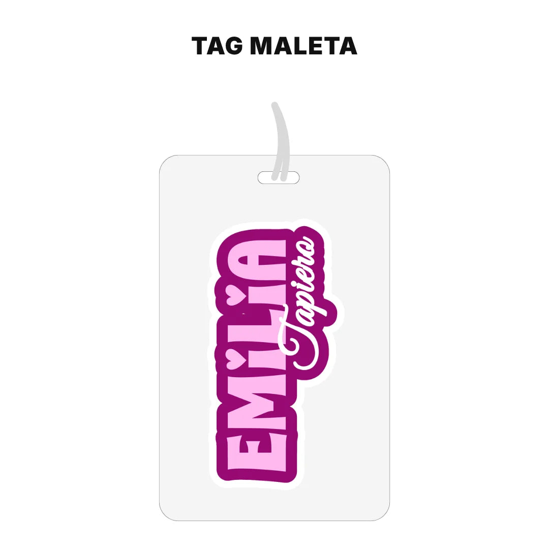 Pop Name Pink – Etiquetas Escolares Personalizadas