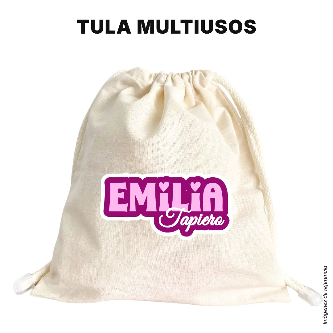 Pop Name Pink – Etiquetas Escolares Personalizadas