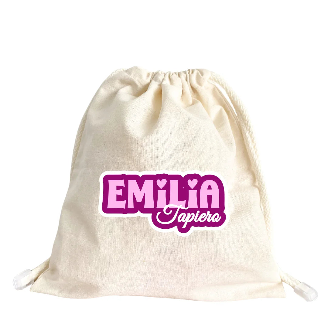 Pop Name Pink – Tula Multiusos Personalizada