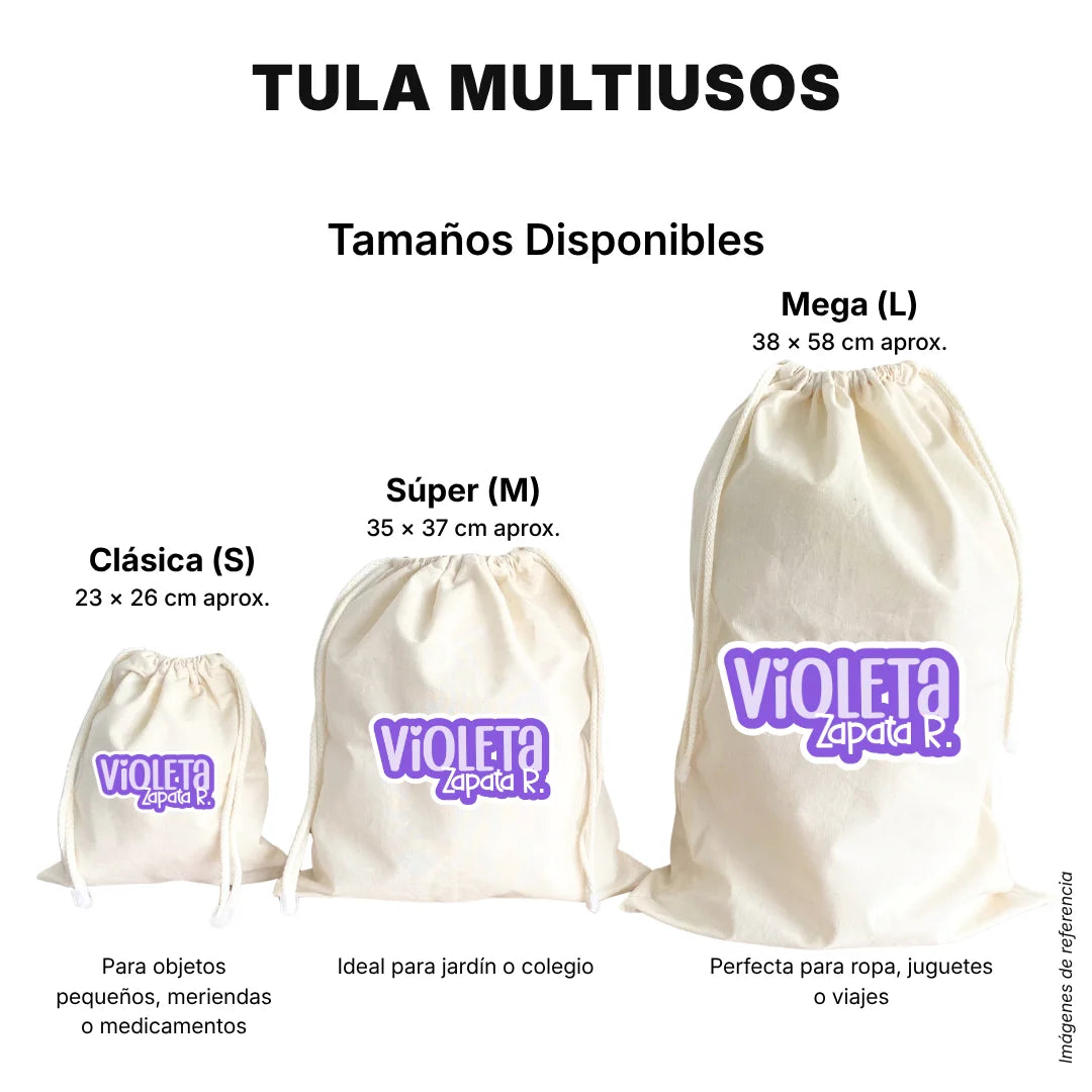 Pop Name Violeta – Tula Multiusos Personalizada