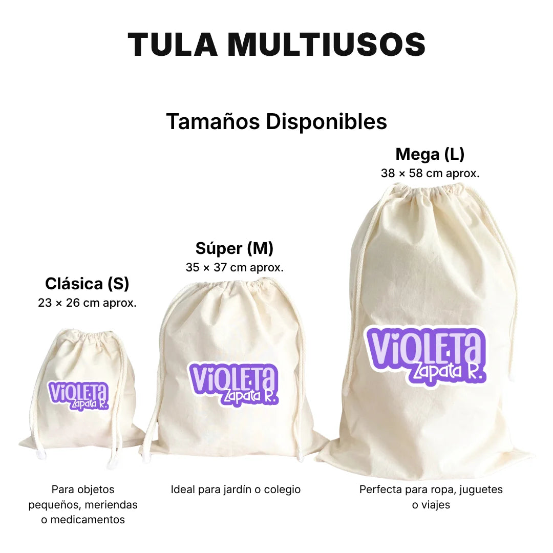 Pop Name Violeta – Tula Multiusos Personalizada