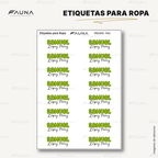 Pop Name – Lima 🟢 - Etiquetas Escolares Premium Personalizadas