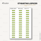 Pop Name – Lima 🟢 - Etiquetas Escolares Premium Personalizadas