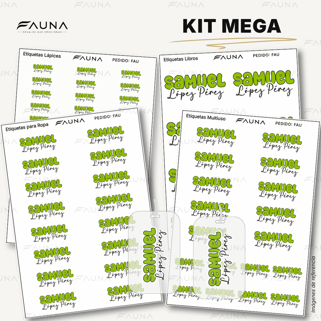 Pop Name – Lima 🟢 - Etiquetas Escolares Premium Personalizadas