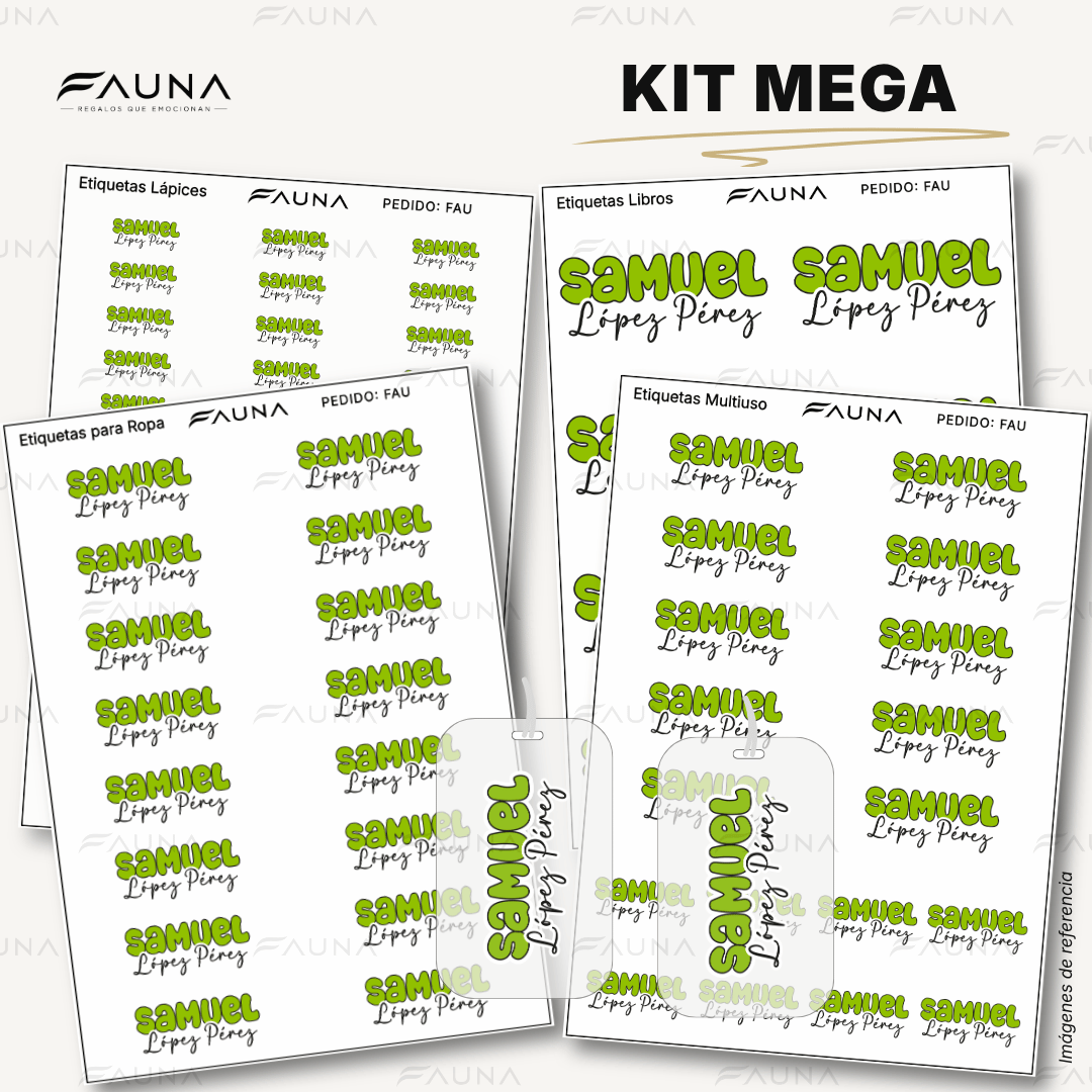 Pop Name – Lima 🟢 - Etiquetas Escolares Premium Personalizadas