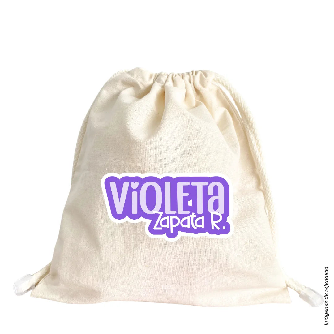 Pop Name Violeta – Tula Multiusos Personalizada