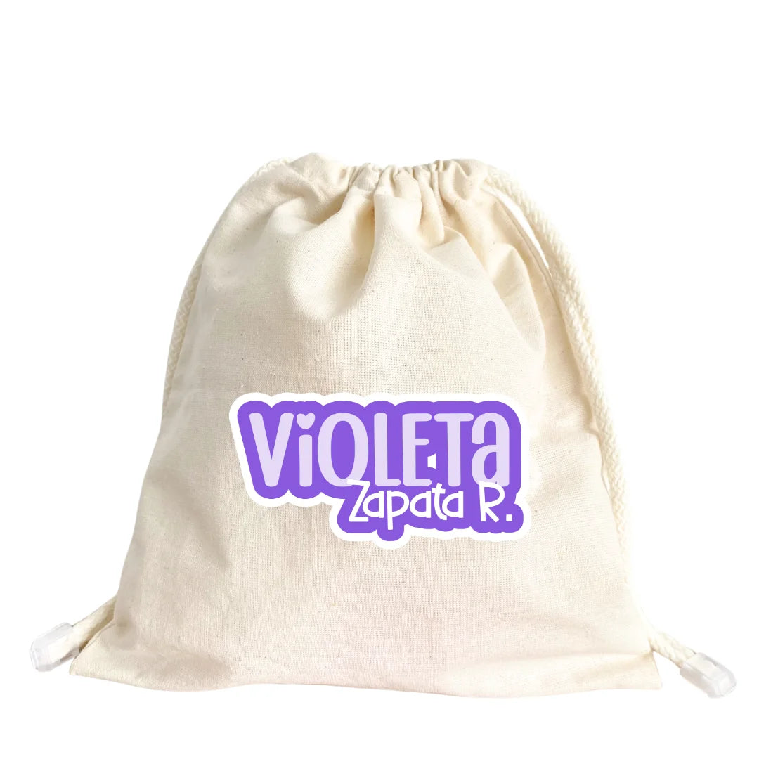 Pop Name Violeta – Tula Multiusos Personalizada