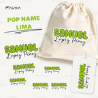 Pop Name – Lima 🟢 - Etiquetas Escolares Premium Personalizadas