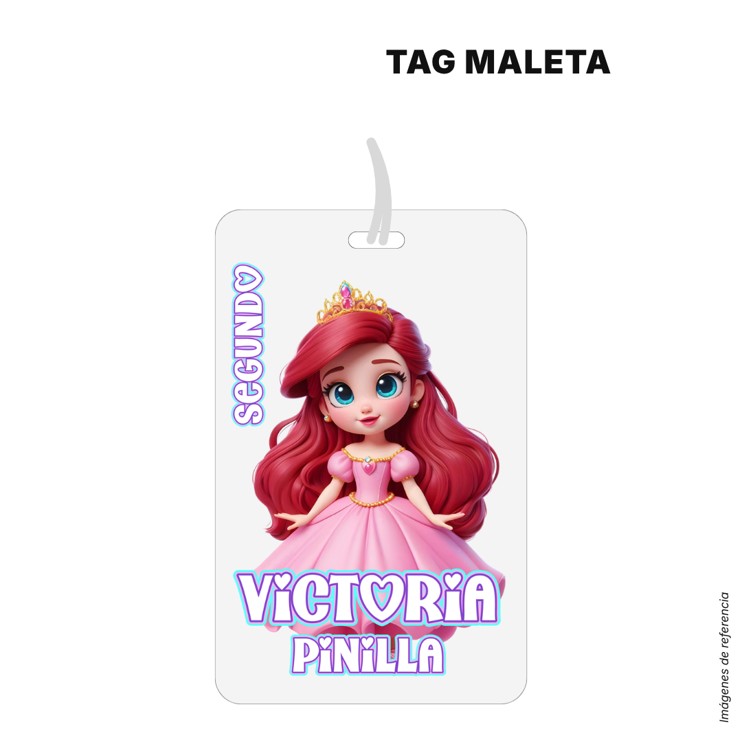 Princesas de Cuento – Etiquetas Escolares Personalizadas