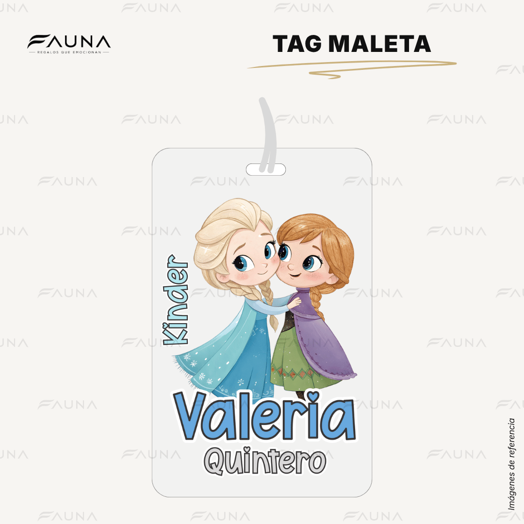 Princesas de Hielo ❄️ - Etiquetas Escolares Premium Personalizadas