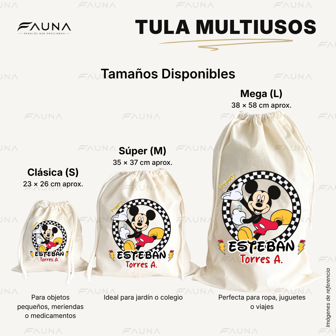 Ratón Clásico 🐭 - Etiquetas Escolares Premium Personalizadas