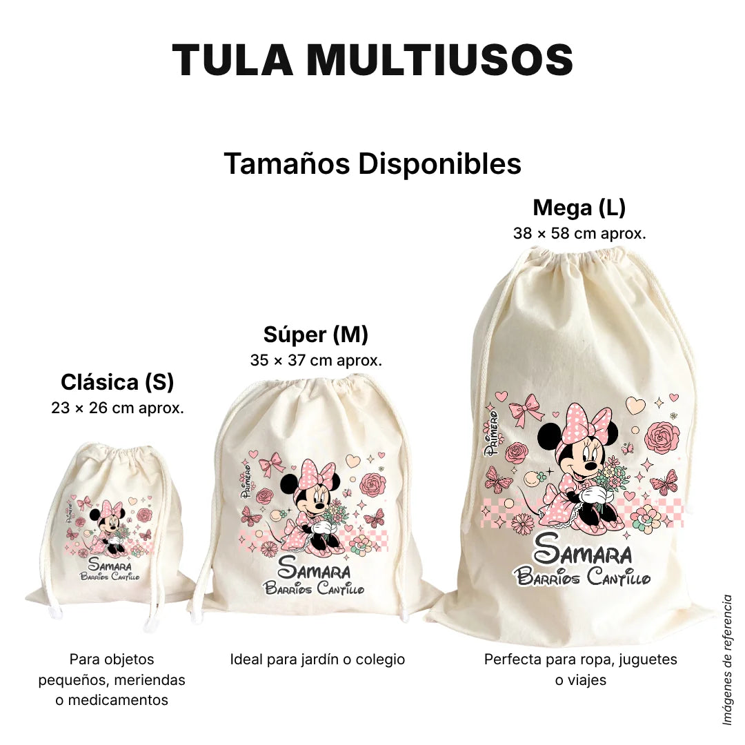 Ratoncita Clásica – Tula Multiusos Personalizada