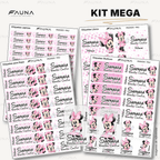 Ratoncita Clásica 🎀 - Etiquetas Escolares Premium Personalizadas