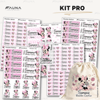 Ratoncita Clásica 🎀 - Etiquetas Escolares Premium Personalizadas