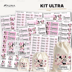 Ratoncita Clásica 🎀 - Etiquetas Escolares Premium Personalizadas