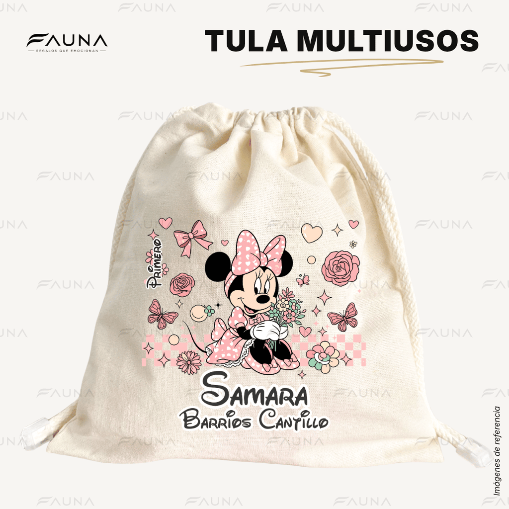 Ratoncita Clásica 🎀 - Etiquetas Escolares Premium Personalizadas