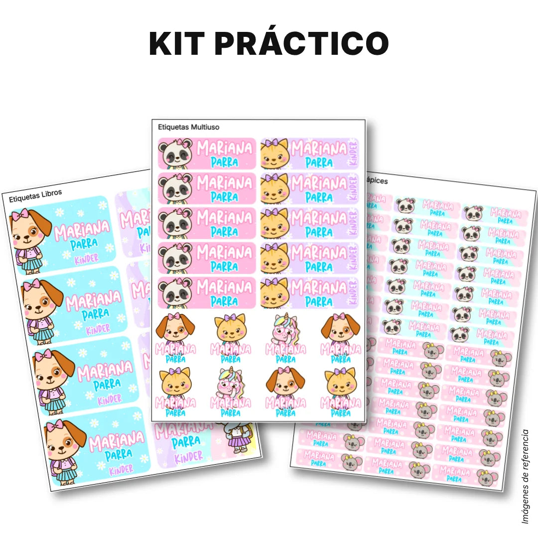 Selva Niña – Etiquetas Escolares Personalizadas