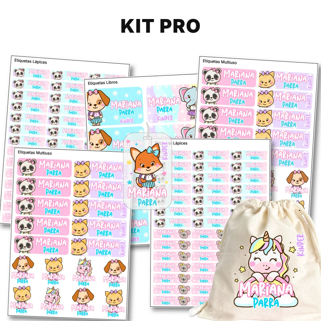 Selva Niña – Etiquetas Escolares Personalizadas