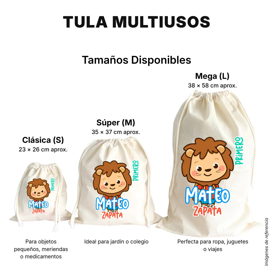 Selva Niño – Tula Multiusos Personalizada
