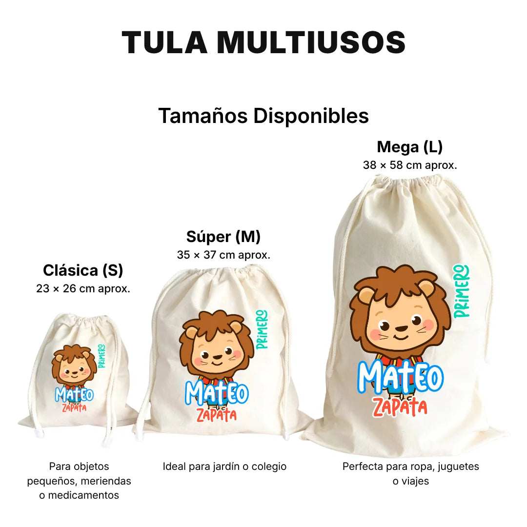 Selva Niño – Tula Multiusos Personalizada