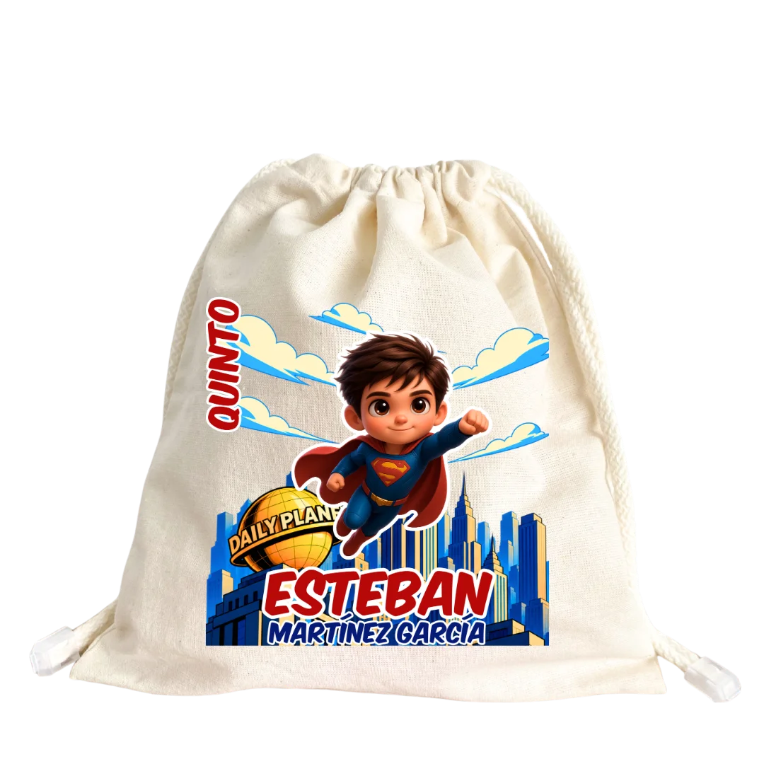 Súper Hombre – Tula Multiusos Personalizada