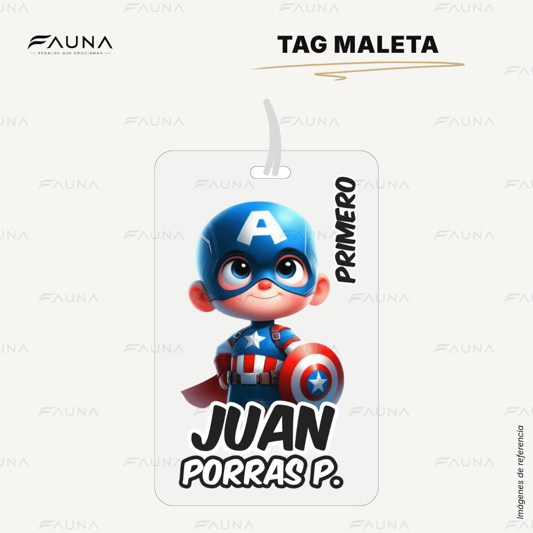 Superhéroes Niño 🦸‍♂️ - Etiquetas Escolares Premium Personalizadas